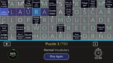 Pure Crosswords - the best Crossword Puzzle Word Game ever! by The Binary Family.